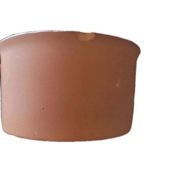 Set of 2 Terracotta Apple Shaped Dutch Oven Baking Dishes 5" - Picture 9 of 12